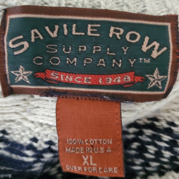 Vintage Savile Row Nordic Holiday Sweater - Picture 6 of 6